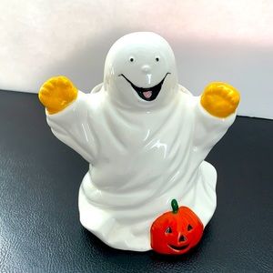 Vintage ghost figurine planter